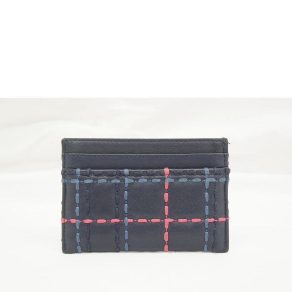 Chanel Bag Black Stitch Case Card Wild